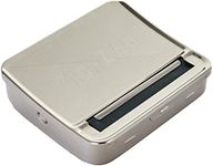 OCB 16925 Zigzag Rolling Box for the Perfect Cigarette Rolling Machine, Chrome, Silver, 8 x 8 x 2 cm