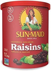 Sun-Maid California Sun-Dried Raisins - 13 oz Resealable Canister - Dried Fruit Snack for Lunches, Snacks, and Natural Sweeteners