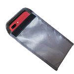 Security Pouch Faraday Bag Anti-Radiation Cell Phone Sleeve Signal Block Pouch Shield EMF 5G Protection RF GPS RFID Privacy Case Covers Smartphone Electronic Devices Anti-Tracking Wallet (A)