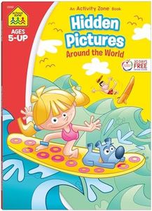 School Zone Hidden Pictures Around the World Workbook: Puzzle Book of Search and Find, Hidden Picture Puzzles, Geography, Global Awareness, and More (Activity Zone)