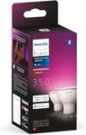 Philips Hue White and Colour Ambiance Smart Light 2 Pack [GU10 Spot] With Bluetooth. Works with Alexa, Google Assistant and Apple Homekit