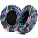 WC Wicked Cushions Replacement Ear Pads for Beats Studio 2 & 3 (B0501, B0500) Wired & Wireless | Does NOT Fit Beats Solo | Softer PU Leather, Enhanced Foam & Stronger Adhesive | 90's Black