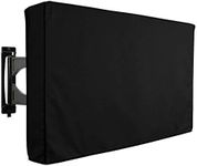 Outdoor TV Cover 40''-65'' Weatherproof UV Resistant, Dust- proof, Built in Remote Controller Storage Pocket (60''-65'' XXL)