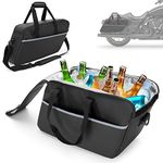 HODRANT Waterproof Saddlebag Cooler Bag, Soft Saddlebag Cooler Inserts Organizer Compatible with Harley Davidson 1993-2022 Touring Hard Saddlebag, Motorcycle Cooler Carrier for Travel (1 Bag Only)