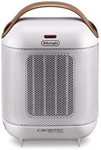 De'Longhi HFX30C15WCA Capsule Compact Ceramic Fan Heater, White