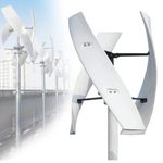 HMKDQBD Wind Turbine Generator Kit, 10000W/12000W Magnetic Levitation, 12V 24V 48V 220V with Waterproof Charge Controller for Home RV Roof Power Production