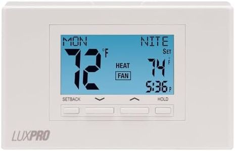 LuxPro 675-P722U Thermostat, NP, 2H/1C