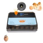 HopeU5 15 Egg Incubator Automatic Digital Automatic Hatcher Chicken Poultry Hatcher Egg Hatcher Incubator with Automatic Temperature Control ( UK PLUG )