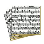 Caspari Musica Paper Luncheon Napkins, Pack of 20