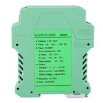 Current Signal Conditioner, Akozon 0-20mA to 0-10V Current Signal Isolator Transmitter 4-20mA PLC Detect Signal Conditioner DC 24V(1 in 1 Out, 4-20mA to 0-10V)