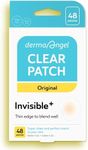 DERMA ANGEL Ultra Invisible Acne Patches Pimple Patches Hydrocolloid Acne Patches Zit Patches Hydrocolloid Bandages Acne Spot Treatment - Day & Night Use 48 Pieces 2 Sizes