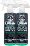 Chemical Guys New Car Smell Premium Air Freshener and Odor Eliminator, Long-Lasting Scent, Great for Cars, Trucks, SUVs, RVs & More, 473 ml (2 Pack)