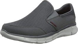 Skechers Men's Equaliser Persistent Low-Top Sneakers, Grey Charcoal, 7 UK