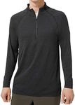 Lululemon Mens Metal Vent Tech 1/2 Zip Long Sleeve Shirt, Deep Coal, X-Large