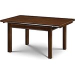 Julian Bowen CAN001 CANTERBURY Dining Table, Lacquered Rubberwood, Mahogany