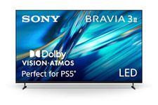 Sony BRAVIA 3 II 55 Inch 4K HDR LED Smart Google TV with Gemini, XR Processor with AI Technology, Dolby Vision/Atmos, 120Hz Television, Exclusive Features for PS5, K-55XR30M2, 2026 Model