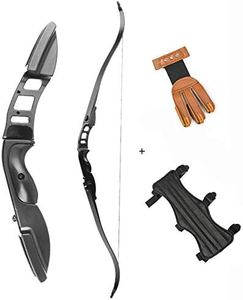 DOSTYLE Takedown Recurve Bow Hunting Archery Long Bow 58" Right Handed for Outdoor Shooting Training (30LB)