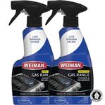 Weiman Gas Range Cook Top Cleaner and Degreaser - 12 Ounce 2 Pack - Packaging May Vary