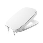 Roca Debba Square Z8019B200U Seat with Soft Close Hinges in White