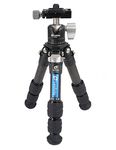 Leofoto - Ranger - Carbon Tripod including Ball Head- Legs adjustable in 3 Angles - Ideal for Macro Photography - LS-223C+LH-25 Black