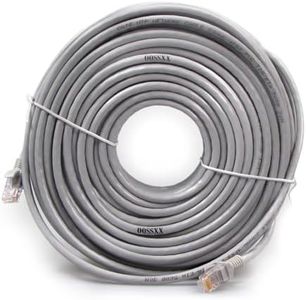 OOSSXX 100 Feet Ethernet Cable POE Cameras Systems Video Security Network Cable Security Surveillance POE Camera System