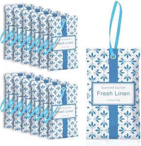 SCENTORINI Scented Sachets for Drawers and Closets, Linen Scent 14 Pack, Long-Lasting Home Fragrance Sachets Bags Wardrobe Freshener for Dresser, Closets, Clothes Storage, Suitcases
