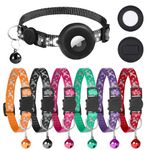 Airtag Cat Collar With bell, Cat Collars Quick Release, Reflective Cat Collars with Safety Buckle, Adjustable 8-12" to Fit All Domestic Cats, Pet Supplies, Accessories, Gifts (8 Pack)