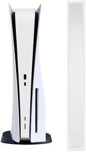 kwmobile Sticker compatible avec Sony Playstation 5 Disc Edition - Protection adhésive pour consoles - Autocollant en PVC blanc