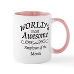 CafePress Employee of The Month Mug 11 oz (325 ml) Ceramic Coffee Mug