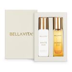 Bella Vita Luxury | White Oud & Honey Oud EDP 20ml Each | Perfume for Men and Women | Honey, Lemon and Patchouli | Long Lasting Fragrance for Man & Woman