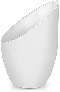 2 Pack Plastic Lampshade,5.7 inch High,4.1 inch Diameter,1.65 inch Fitter,Replacement Plastic Lamp Shade for LED Floor Lamp [White]