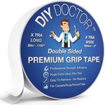 DIY Doctor Extra Strong Double Sided Carpet Tape - 1x 50 mm x 30 m Carpet Tape Double Sided Heavy Duty - Double Sided Tape - Double Tape - Double Sided Rug Tape for Home and Professional Use