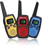 Retevis RT628S Walkie Talkies for Adults, Long Range 2 Way Radio, Safe Mode Walkie Talkies for Kids, VOX Keypad Lock, Portable FRS Radios for Camping Hiking Travel Adventure (3 Pcs)