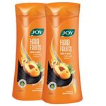 Joy Apricot & Peach Conditioning Shampoo for Growing Long & Silky Hair (340ml x 2)| Boosts Hair Growth, Makes Hair Soft & Silky | Free from Harsh Chemicals & Paraben