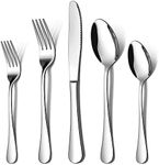 LIANYU 20 Piece Silverware Flatware