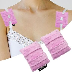 LYMOI 2 Pack Pacemaker Pillow for Bra, Chemo Port Pillow for Chemo Patients, Chemo Port Bra Cushion, Pacemaker Protector, Post Surgery Bra Strap Pads Heart Surgery Recovery Gift (Purple)