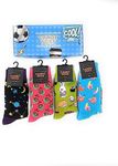 CANDY SOXS gift box sets - 4 pairs universal size meduuim to large socks for men women teenagers