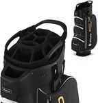 GYMAX Golf Bag, 15 Way Divider Golf