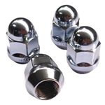 Highly Durable ‎Stainless-Steel Anti-Rust Chrome Plating Alloy Wheel Nut (Set of 5)– Fits Mahindra Thar Scorpio Nuvosport/Quanto/Scorpio/TUV 300 / XUV 500 / Xylo