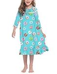 Ekouaer Girls Nightgown Cotton Prin