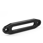 (Black) Aluminum Hawse Fairlead, for Automotive Anchor Cables ATV 3000-4000 lb Winch,4.88 inch (124mm) Mount Smooth.