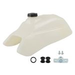 labwork labwork Fuel Tank Replacement for Honda FourTrax 250 TRX250 2x4 1985-1987 with Petcock Valve and Cap White Plastic FT49010 17510-HA8-680