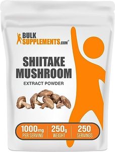 BulkSupplements.com Shiitake Mushroom Extract Powder - Mushroom Powder for Cooking - Mushroom Supplements - Brain Supplement - Dynamic Brain - Shiitake Mushrooms (250 Grams - 8.8 oz)