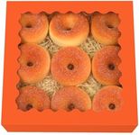 qiqee Auto-pop Up Orange Pie Boxes 