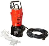 Multiquip ST2040T Electric Submersible Trash Pump with Single Phase Motor, 1 HP, 79 GPM, 2-Inch Suction and Discharge