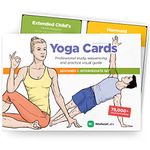 WorkoutLabs Yoga Cards I & II – Complete Set Beginners & Intermediate: Professional Study, Class Sequencing & Practice Guide · Premium Yoga Asana Flash Cards Deck with Sanskrit for Home Exercise & YTT