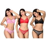 EAZERA Womens Sexy Lingerie Set for Lace Lingerie Set for Honeymoon, Bridal Bra Panty Set and Swimwear