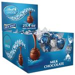 Lindt LINDOR Sea Salt Milk Chocolate Truffles, 60 Count Box by Lindt Chocolate Lindor Truffles