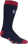 Heat Holders Captain America Original Slipper Socks with Gripper Sole (UK 6-11 US 7-12)