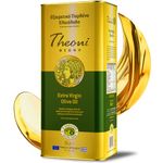 Theoni Extra Virgin Olive Oil 5 Litre Cold Pressed, Greek – Rich Flavour For Cooking, Salads, Dressings, Seasonings, BBQ's, Pasta | Low Fat Cold Pressed Olive Oil Extra Virgin
